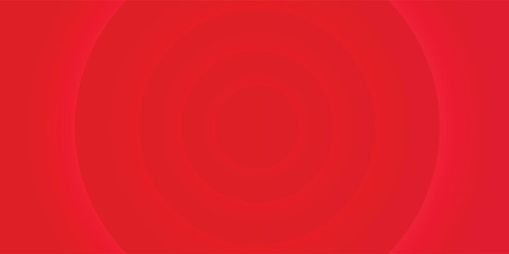 Abstract red background, gradient circles with vibrant colors