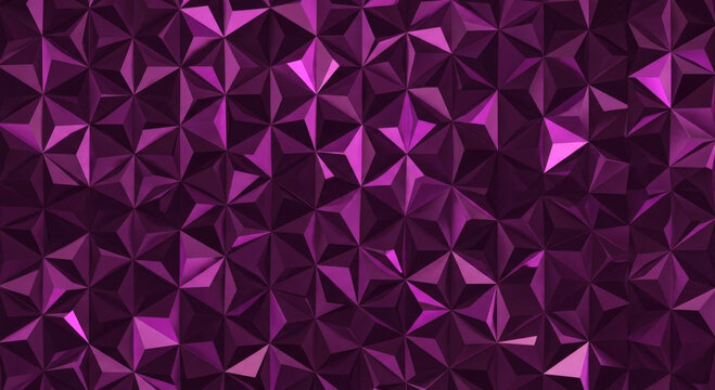 Close-up of seamlessly textured deep purple shiny diamond pattern across the entire frame, luxurious jewel-like facets sparkling intensely on dark velvet background