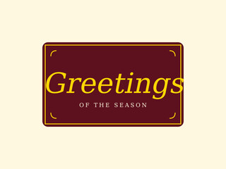 Seasonal greetings text effect for festive celebrations and events design