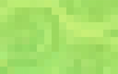 Soft Green Gradient Pixelated Mosaic Background. Pixel Grid Texture for Abstract Background.