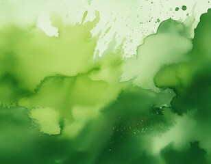 Obraz premium green watercolor texture