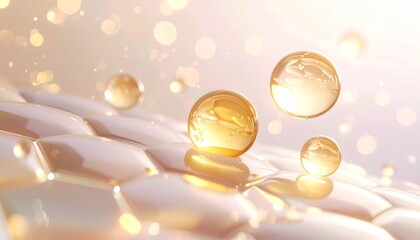 スキンケア成分が肌バリアに吸着する美容オイル　科学的可視化 ジェネレーティブAI