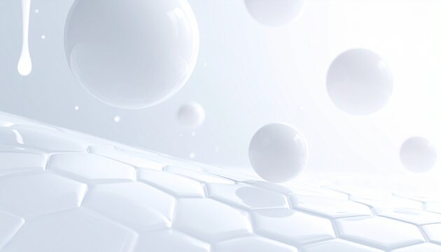 角質層に広がる美容液カプセルの先端スキンケア科学 ジェネレーティブAI