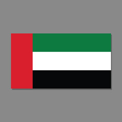United Arab Emirates (UAE) National Flag Graphic