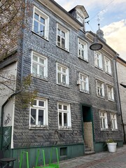 Historisches Gebäude im Historischen Viertel der Stadt Iserlohn im Sauerland
