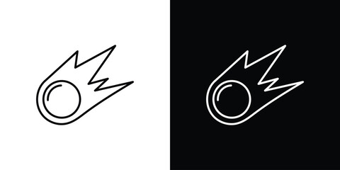 Comet icons vector template, EPS 10 for design © basit