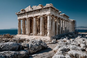 Amazing parthenon architecture high resolution picture