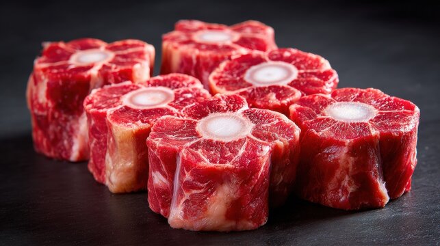 Moroccan tagine with meatballs and tomato stew, garnished with parsley - Powered by Adobe