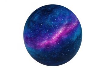 Universe galaxy space planet sphere with stars