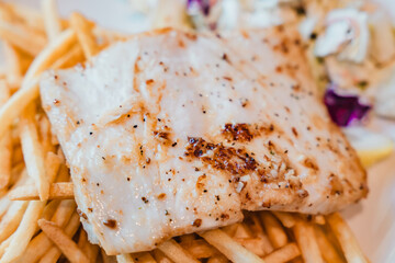 Paia Fish Market Kailua, Honolulu, Windward Coast Oahu, Hawaii.  Restaurant food