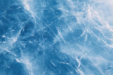 Obraz premium Textured blue ice close-up