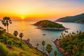 Sunset Tranquility Over Phuket Bay