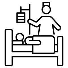 Nursing Service Outline Icon
