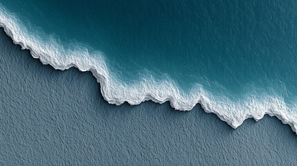 Aerial Ocean Waves Texture