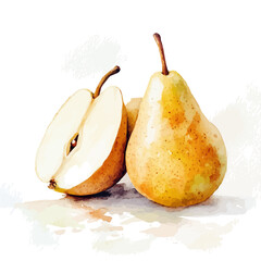 Simple pearls painting design set Hand-painted style, vectorized, vector set available in EPS, Simple Hand-painted watercolor style