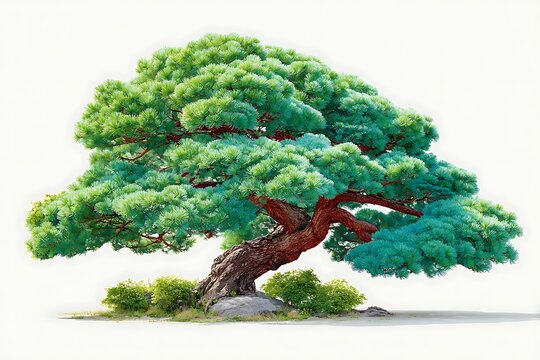 Outdoor pine tree symbolizing strength endurance high resolution picture