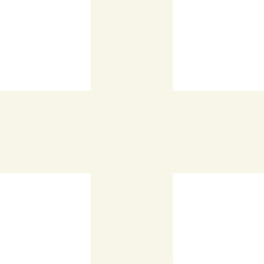 Fototapeta premium Simple Cream Colored Cross Shape With Rounded Corners On Transparent Background Vector Graphic Icon Or Symbol For Medical And Healthcare Services