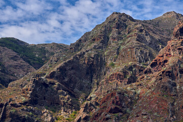 Volcanic peaks in Anaga mountains Tenerife