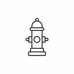fire hydrant icon sign vector