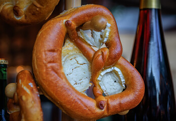 Soft Pretzels With Cheese And