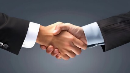 Handshake: This image captures a firm handshake between two individuals in professional attire, symbolizing a successful partnership and agreement.