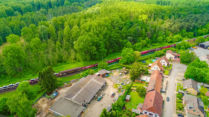city from above - Peine -Germany
