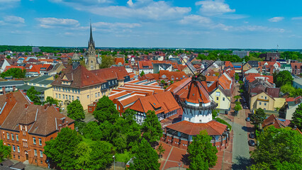 city from above - Peine -Germany
