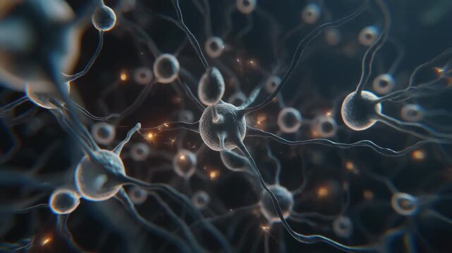 synaptic vesicles releasing chemical signals video