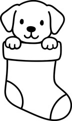 Christmas themed dog animals