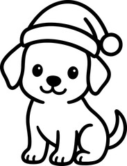 Christmas themed dog animals