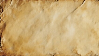 A weathered, creased parchment paper background with textured surface, aged look, and warm tones