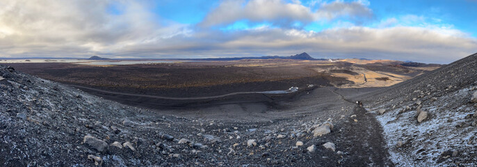 Outono na Islandia, terro do gelo e do fogo