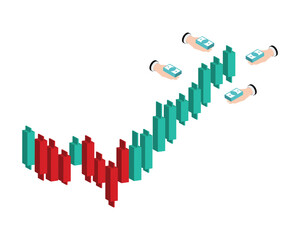 Fomo to invest from Market Uptrend and Investment Profit with Candlestick Chart
