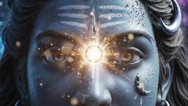Lord Shiva Third Eye Activation Cosmic Energy Meditation Bholenath