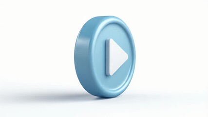 Play button icon in blue color for video content.
