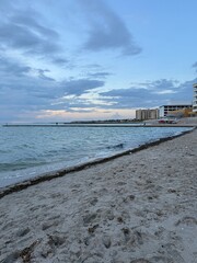 beach during sunrise