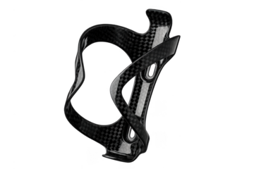 Carbon fiber bicycle water bottle cage holder