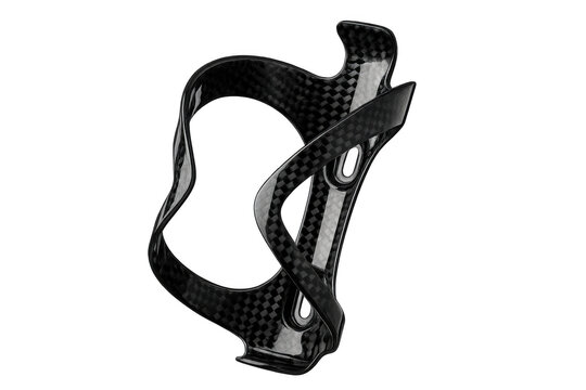 Carbon fiber bicycle water bottle cage holder