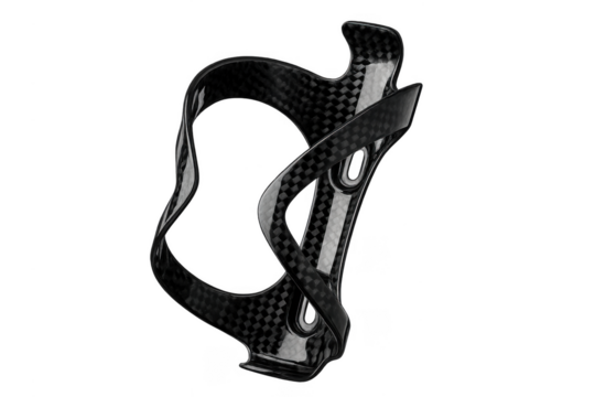 Carbon fiber bicycle water bottle cage holder