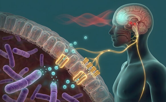 Microbial GABA Signaling from Bifidobacterium longum 1714 Modulating Vagal Afferent Pathways to Suppress Central Stress Circuits