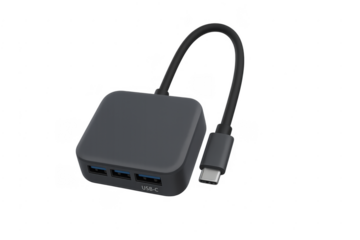 Usb-c hub adapter expanding portable connectivity