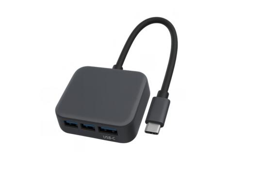 Usb-c hub adapter expanding portable connectivity