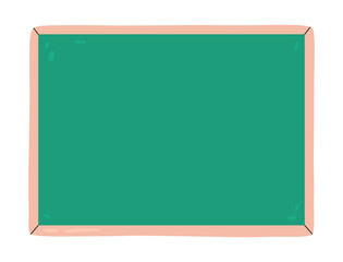 Blank green chalkboard illustration isolated vector