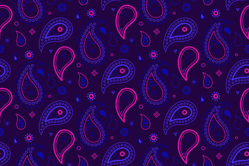 Classic paisley at flower bohemian. Invitation event by abstract simplicity. Card cover on vitality variation.
