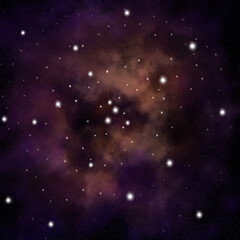 Fototapeta premium Starry night sky with stars, graphic