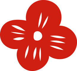 Chinese New Year 2026, the year of the Horse, red and gold line art characters, simple hand-drawn Asian elements with craft (Chinese translation: Happy Chinese New Year 2026, year of the Horse)