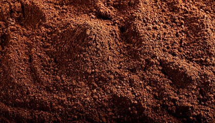 Fototapeta premium Ground Coffee Texture Background Close Up