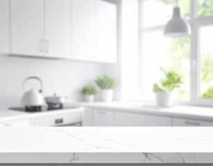 Simple countertop moment in low-haze kitchen white