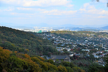 A view of the village from high above