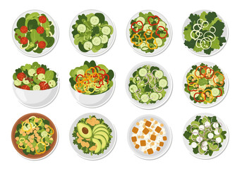 Fresh Salad Assortment A Nutritious and Delightful Collection